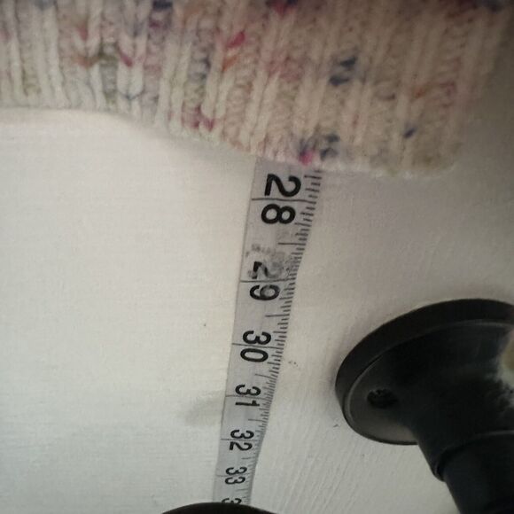 Loft Sweater Womens Large Mock Neck Fair Isle Colorful Specked Knit New - Picture 10 of 11